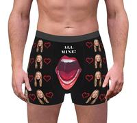 Custom Brief Guy Underwear Boxers with face on Personalized Underwear for Men Custom Men's Boxer First Valentine Gift for Boyfriend Boxers for Men Customized