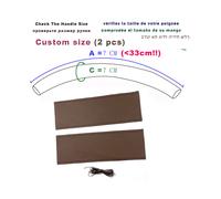 (custom brown 2pc) Diy Custom Baby Strollers Armrest Handle Leather Case Cover For Bugaboo Bee Cameleon Donkey Fox Cybex Stokke Pram Accessories