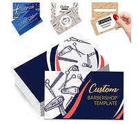 Custom Business Cards Customise Personalised Printable with Logo Picture for Small Business 3.5"x 2" Women Men Waterproof Front and Back 100 200 500 1000 Pcs Double Sided