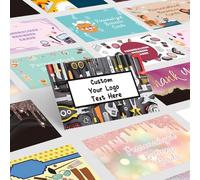 Custom Business Cards Customizable with Logo Text,Personalised Business Cards Photo Printable Cards 1000 500 200 100 Double Sided Customize Cards for Small Business Waterproof