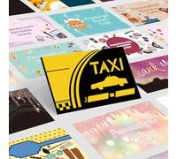 Custom Business Cards - Personalize with Logo, Text & Photo - Double Sided, Waterproof - 1000, 500, 200, 100 Sheets