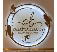 Custom Business Logo Neon Sign Personalized Illuminated Acrylic Salon Backlit Sign Metal Floating Logo Signs for Store Beauty Salon Nail Hair Studio Wall Decor