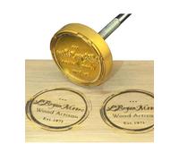 Custom Business Logo Wood Branding Iron, Custom Wood Burning Stamp for Woodworkers,Personalized Heat Stamp for Woodworking (2"x2")