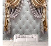 Custom Cafe Hotel Bar Interior 3D Wallpaper Mural Wall Sticker Abstract Geometric Lattice 500(W)X350(H)Cm Background Wall 3D Wallpaper Mural Wall Sticker Mural For Office Dining Room Children'-6506928