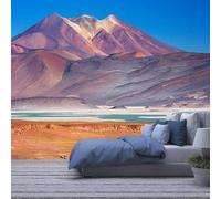 Custom Cafe Hotel Bar Interior 3D Wallpaper Mural Wall Sticker Mountain Landscape 368(W)X254(H)Cm Background Wall 3D Wallpaper Mural Wall Sticker Mural For Office Dining Room Children'S Room-1742979