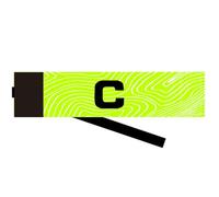 Custom Captain Armband with Hook and Loop Strap, Upgraded Printed Football Team Leader Band for Adults and Youth, Personalised with Text or Logo (Fluorescent Green)