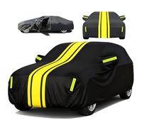 Custom Car Cover Compatible with M itsubishi Outlander EX 2007 2008 2009 Waterproof All Weather Outdoor Oxford Fabric with Cotton Lining,Full Car Cover UV Dust Snow Scratch Proof Anti-Aging
