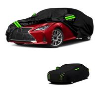 Custom car cover waterproof Compatible with Lexus RCF 2014-2025,outdoor car cover Dustproof,UV-resistant,suitable for both indoor and outdoor use（Black green）