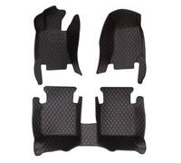 Custom Car Floor Mat PU Auto Interior Accessories For Kia For Soluto 2017 2018 2019 Interior Set(Black Red,RHD)
