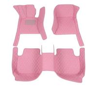 Custom Car Floor Mats Compatible for BYD Seal 06 DM-i 2024-2027 | All-weather leather automotive floor liners set with trunk cargo mat. Multi-color.(Pink)