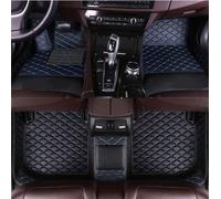 Custom Car Floor Mats Compatible with Cadillac ATS, CTS, CT6, DTS, SRX, XT4, XT5, XT6, XTS, Escalade etc Car Full Coverage Pads Protection Non-Slip Leather Floor Liners (3D Black Blue)