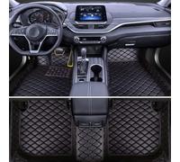 Custom Car Floor Mats for BMW 1 Series F20 F21 MPack 118i 120i 2015-2019, Anti-Slip Leather Floor Mats Car Mats All Weather Personalized Fully Tailored Floor Mat,A