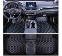 Custom Car Floor Mats for Mercedes-Benz CLS C257 5-seats 2018-pr (RHD), Leather Full Coverage Car Carpet Waterproof Protection Carpet Set Auto Interior,4 Black Blue