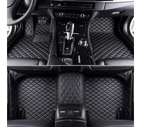 Custom Car Floor Mats for Tesla Model Y 2021-2023 2024+,Front Rear Row Full Coverage Luxury Car Mats,Durable Waterproof Anti-Slip Carpet Liner,RHD,A/Black