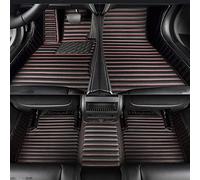 Custom Car Floor Mats for Toyota Landcruiser J15 2009-2020 2021 2022 2023 2024 2025, Waterproof Non-Slip Car Mats, Floor Liners Carpet Full Set for Right-Hand Drive Vehicle,C-Black/Red