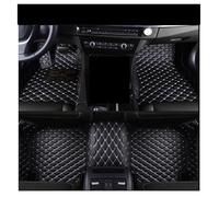 Custom Car Floor Mats For Toyota Matrix 2014 Thickened Version(Black beige)