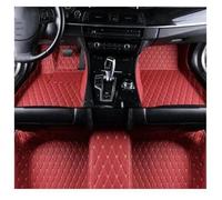 Custom Car Floor Mats LHD For Citroen For C1 PM PN 2005-2014 5 Door Hatchback Waterproof Car Interior Accessories(LHD Wine Red)