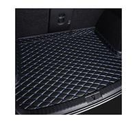 Custom Car Trunk Mat, High Side PU Leather Interior Floor Protect Accessories, Compatible with VW Golf MK 8 2021+,3-Black Blue