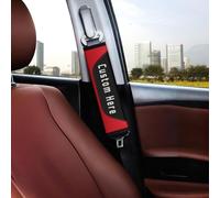 Custom Carbon Fiber Seatbelt Covers & Strap Cushion - Soft Seat Belt Pad for Kids & Adults - Personalized Seat Belt Shoulder Strap Pad, Universal Fit for Car/Suv/Truck