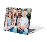 Custom Case for MacBook Pro 13 Inch A1502 A1425 Release 2015 2014 2013 2012, Personalized Customized Photo Logo Image Text Hard Shell, Clear Plastic Cover for Apple 13" with Retina, Transparent