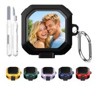 Custom Case for Samsung Galaxy Buds 4 Pro / Buds4 2026, Customized Personalized Photo Logo Picture Name Earphone Cover, Full-Body TPU Rugged Shockproof Shell with Secure Lock & Keychain & Cleaning Kit