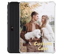 Custom Case for Samsung Galaxy Tab Active4 Pro 2022/Active Pro 2019 10.1-inch, Personalized Photo Picture Text Name Tablet Cover Lightweight Soft TPU Shockproof Impact Resistant Transparent Clear