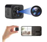 Custom Catch Mini Camera 4K HD Wireless Small Security Cameras for Indoor Use, Nanny Cam Camera with Night Vision, Motion Detection, App Control and Audio Intercom for Home Security