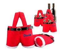 Custom christmas sacks, Personalised christmas bag, Santa Claus Pants-shaped candy bag, Reusable decorations, Xmas Wrapping Bags, Christmas Tree (L)