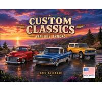 Custom Classics Vintage Trucks Pickups Calendar 2027 Monthly Wall 12 Month