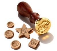 Custom Clay Stamp for Pottery, Personalised with Name, Logo or Text, Metal Brass Stamp, Pottery Tools and Letter Stamps for Clay, Gifts for Potters, Craft Makers (Circle 2)