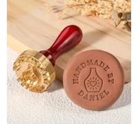 Custom Clay Stamp with Your Name & Logo, Personalized Pottery Signature Stamp, Customizable Ceramic Stamp Mold, Gift for Potters & Clay Artists