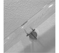 Custom Clear Acrylic Handrail Kit for Stairs - Non-Slip Wall Mount Railing with Silver Brackets - Durable Staircase Rail (680cm / 22ft) - Ideal Grab Bar Solution