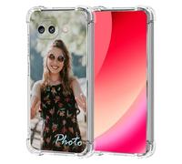 Custom Clear Case for Google Pixel 10A 5G 2026 6.3", Personalized Picture/Name/Logo Slim Phone Case,Soft Airbag Cushion Bumper Protective Transparent Cover