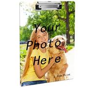 Custom Clipboard 12.5" X 8.9" with Name/Text/Picture, Design Your Own Photo for Clip Boards A4 Letter Size Clipboard Personalized Office Gift for Women Men Teachers Medical Student Doctors Nurses
