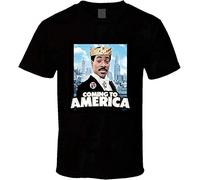 Custom Coming to America Men's Funny T-Shirt 100% Cotton Tee 3XL Black