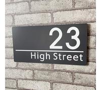 Custom Composite Aluminum Doors Numbers with House Numbers and Printing for Outside in Anthracite Grey Street Number for House Hotel Shop Apartment