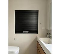 Custom Concertina Door for Kitchen Cabinet, Plastic Sliding Pantry Folding Panel, Pull-Down Cupboard Sideboard, Fits 18-48 Inch Openings, Ideal for Space-Saving Solutions