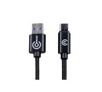 Custom Controllerzz Braided USB-C Cable - 9 Feet / 3 Meters - Connection & Charging Cable for Xbox Series X/S Controllers, PS5 Controllers, Elite Series 2 Controllers