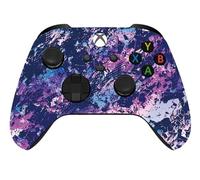 Custom Controllerzz Wireless Controller for Microsoft Xbox Series X/S & Xbox One - Custom Soft Touch Feel - Custom Series X/S Controller (X/S Purple Chaos)