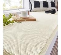 Custom Corduroy Window Bench Seat Cushion Soft Plump Comfy Customized Bay Window Sill Seating Foam Cushions for Indoor Furniture, Mudroom Entryway, Reading Nook, Kitchen Dining Room, Non Slip Bottom