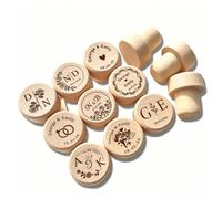 Custom Cork Bottle Stoppers, Personalized Wine Stoppers for Wedding Favors