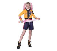 Custom Cosplay Costume with Text- K-Pop Singer Demon Hunters Full Set Stage Performance Outfits,for 3-14 Years Old Girls