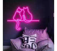 Custom Couple Cats neon Sign,Custom Cute cat led Sign,cat Decoration Flex Signs