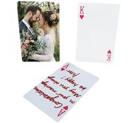 Custom Couple Photo Playing Cards - 52 Reasons Why I Love You Deck, Wedding Guest Book Alternative, Personalized Valentine’s Day, Black and White Photo Playing Cards