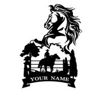 Custom Cowboy Metal Sign,Custom Western Cowboy Skull Hold Gun Metal Wall Art,Custom Western Cowboy Roping Metal Wall Art,Personalized Cowboy Name Sign,Western Cowboy Decor,Farmhouse Decor (Cowboy F)