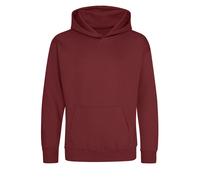 Custom Create Your Logo Kids Hoodie - Red Hot Chilli / 7-8 years