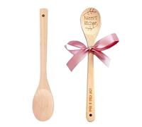 Custom Create Your Own Personalised Engraved Wooden Cooking Spoon, Personalised Text Laser Engraved Wooden Spoon,Funny Gift Idea