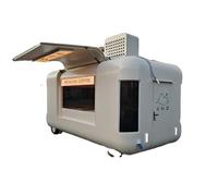 Custom Crepe Food Trailer Builder | Mobile Dessert Truck for Ice Cream | Street Vendor Sales Equipment | Festival Sweet Business Layout