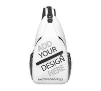 Custom cross body bag For Men Women Personalised Design Your sling bag Logo/Text/Photo Personalised anti theft pack Sports Outdoor,Shoulder Bag Optional Color