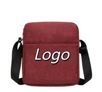 Custom Crossbody Bag - Personalized with Any Logo Or Text - Casual Shoulder Bag for Men and Women - Perfect for Travel Color1,18.5 * 6.5 * 23CM